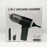 3-in-1 Cordless Handheld Vacuum Cleaner – Portable, Rechargeable, Strong Suction for Car, Home, Sofa & Office Cleaning