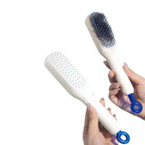 Self Cleaning Hair Brush, One-click Cleaning Telescopic Hair Comb (random Color)