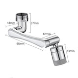 1080° Rotatable Faucet Aerator – Water-Saving Tap Extension Nozzle for Kitchen & Bathroom Sink