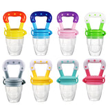 by Fruit Feeder Pacifier – Safe Silicone Teething Toy & Fresh Food Nibbler (Random Color)