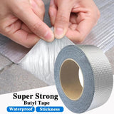 Super Sticky Waterproof Aluminum Foil Butyl Tape – Leak Proof Roof & Pipe Repair