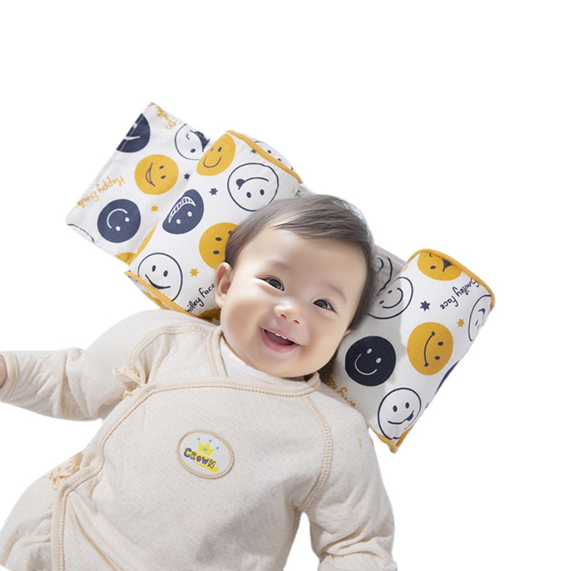 Baby Head Shaping Pillow – Neck Support & Sleep Positioner (Random Color)