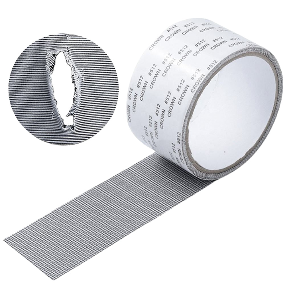 Window Screen Repair Tape – Self-Adhesive Mesh Patch for Fixing Holes & Keeping Mosquitoes Out (2 Meter)