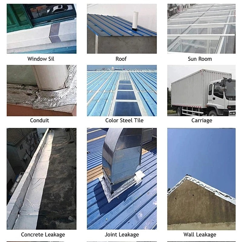 Super Sticky Waterproof Aluminum Foil Butyl Tape – Leak Proof Roof & Pipe Repair